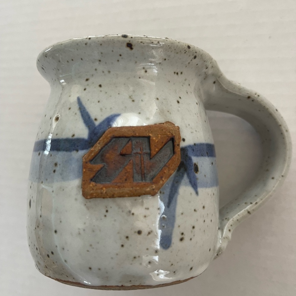 Blue speckled Stoneware Mug